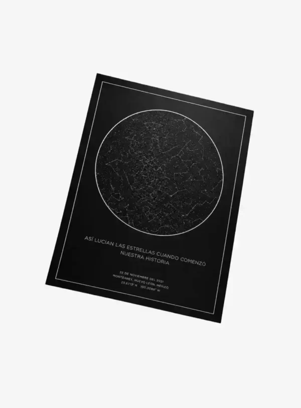 Mapa Estelar Digital Personalizado